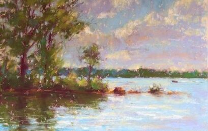 Painting Moving Water: How Plein Air Artists Master Lake Glare and Shifting Waves