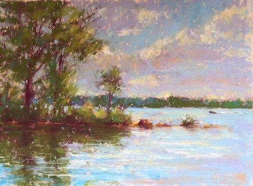 Painting Moving Water: How Plein Air Artists Master Lake Glare and Shifting Waves
